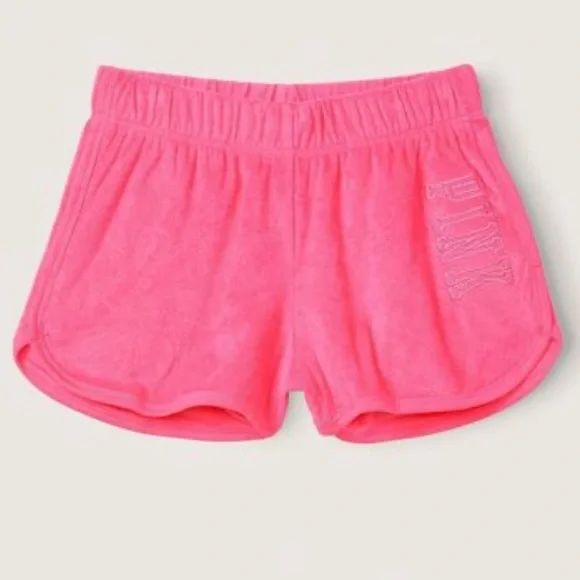 Victoria's Secret Shorts Victorias Secret Pink Beach Terry